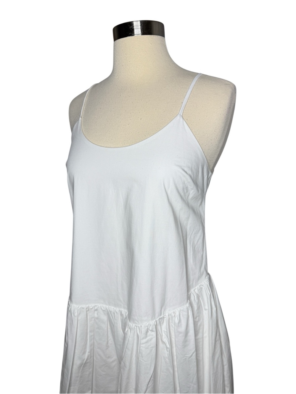 Amy midi dress in white